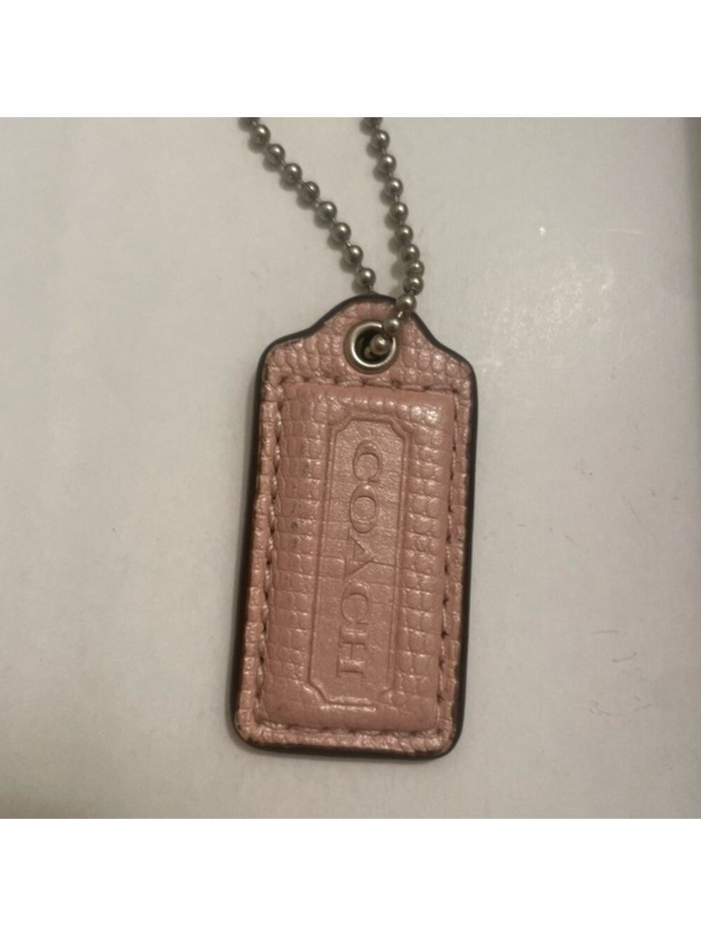 Coach Vintage Leather  Hang Tag Bag charm - Item #22